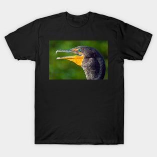 Head of a Double-Crested Cormorant T-Shirt